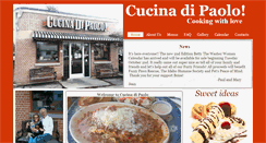 Desktop Screenshot of cucinadipaolo.com
